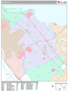 San Mateo Digital Map Premium Style